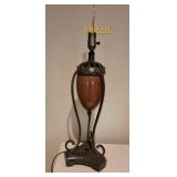 Sienna Glass Armored Egg Table Lamp