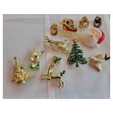 Christmas Pin Holiday Brooch Collection