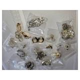 Glamorous Vintage Rhinestone Earring Collection