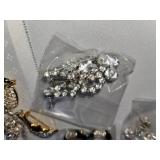 Glamorous Vintage Rhinestone Earring Collection