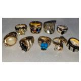 Sparkling Cocktail Ring Collection ~ Size 7