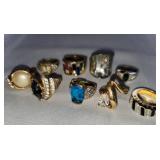 Sparkling Cocktail Ring Collection ~ Size 7