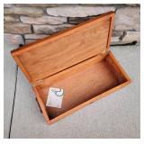 Ducks Unlimited Golden Retriever Puppy Wooden Chest Box