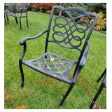Heavy Cast Aluminum Patio Chairs ~ Set of 2