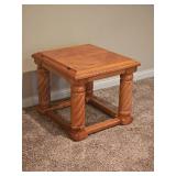 Blonde Oak Tuscan Side Table