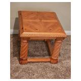 Blonde Oak Tuscan Side Table