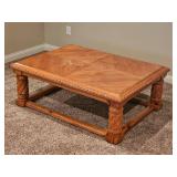 Blonde Oak Tuscan Cocktail Table