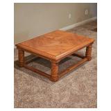 Blonde Oak Tuscan Cocktail Table