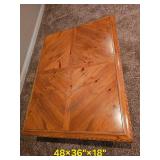 Blonde Oak Tuscan Cocktail Table