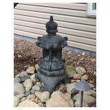 Concrete Garden Lantern Pagoda Cap Finial
