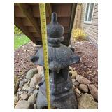 Concrete Garden Lantern Pagoda Cap Finial