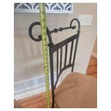 Scrolled Iron Frame Contemporary Bar Stools