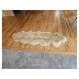 Lambs Skin Bed Runner 26x 76