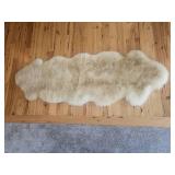 Lambs Skin Bed Runner 26x 76