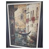 Uttermost Venetian Canal Décor Oil Painting