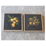 Peach Décor Still-Lifes (Pair)