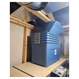 Five Count of 35 Gallon Tubs