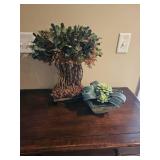 Faux Silk Succulent & Miniature Hedge