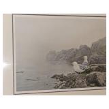Signed & Numbered Print Misty Coast  Gulls by Robert Bateman
