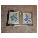 Uttermost Contemporary Décor Art Ginko Branches in Mirrored Frames