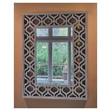 Modern Silver Contemporary Bohemian Hall Mirror