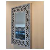 Modern Silver Contemporary Bohemian Hall Mirror
