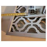 Modern Silver Contemporary Bohemian Hall Mirror