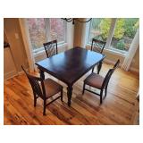 Contemporary Slotted Kitchen Dining Set