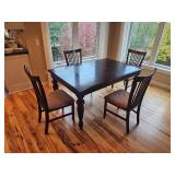 Contemporary Slotted Kitchen Dining Set