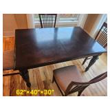 Contemporary Slotted Kitchen Dining Set