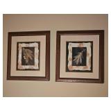 Contemporary Palm Branch Décor Art