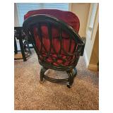 Vintage Rattan Card Table Set from Lane Furniture