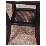 Modern Contemporary Caned Side Table