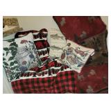 Cozy Cabin Throw Pillows and Lap Blankets