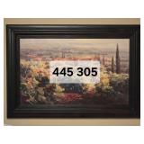 Oversized Tuscany Vineyard Landscape Fine Art Print Ð 44" x 30"