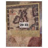 Framed Antique Style British Isles Map Artwork