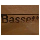 Bassett White Wash Pine 3-Drawer Dresser with Mirror