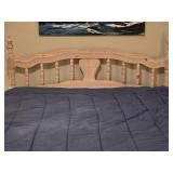 Bassett Solid Pine Queen Size Bed – Country Cottage Style