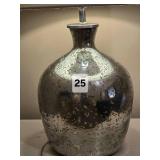 Mercury Glass Style Table Lamp w/ Drum Shade