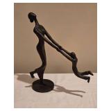 Modern Abstract Parent & Child Sculpture
