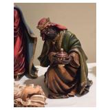 Hand-Painted Nativity Set Ð 7-Piece Traditional Christmas Scene