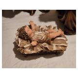 Hand-Painted Nativity Set Ð 7-Piece Traditional Christmas Scene