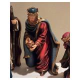 Hand-Painted Nativity Set Ð 7-Piece Traditional Christmas Scene