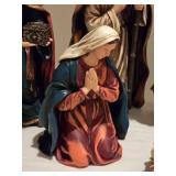 Hand-Painted Nativity Set Ð 7-Piece Traditional Christmas Scene