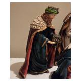 Hand-Painted Nativity Set Ð 7-Piece Traditional Christmas Scene