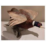 Flying Pheasant Taxidermy Wall Mount
