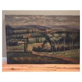 Uttermost Large Original Landscape Oil Painting Countryside Valley Scene