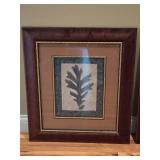 Set of (3) Framed Botanical Leaf Art Prints Ð Matching Framed Trio