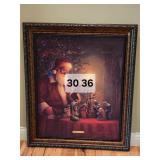 Framed Santa Holiday Art Ð I Do Believe - Greg Olson