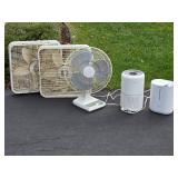 Box Fans / Pedestal Fan / Air Purifier / Humidifier Lot